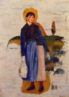 Renoir, Pierre Auguste - Girl with Red Stockings